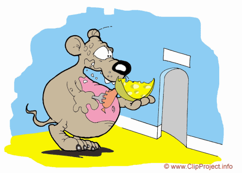 Kostenlose Gif Animation Maus und Käse - Lustige Bilder, Cartoons kostenlos