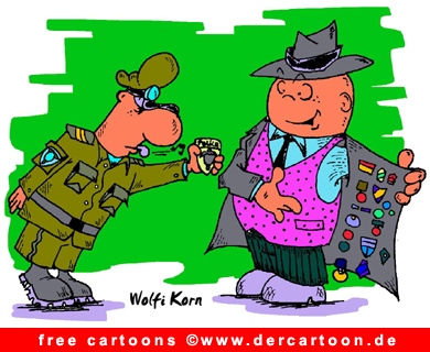 Polizei Cartoon - Lustige Bilder, Cartoons kostenlos