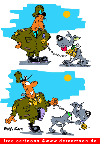 Soldat Cartoon gratis - Lustige Bilder, Cartoons kostenlos