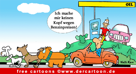 Benzinpreise - Energie Cartoon - Lustige Bilder, Cartoons kostenlos