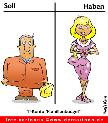 Familienbudget Cartoon free - Lustige Bilder, Cartoons kostenlos