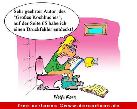 Kochbuch Cartoon kostenlos - Lustige Bilder, Cartoons kostenlos