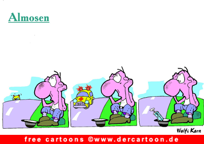 Almosen Comic kostenlos - Lustige Bilder, Cartoons kostenlos