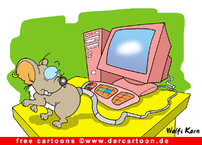 Cartoon Computermaus - Lustige Bilder, Cartoons kostenlos