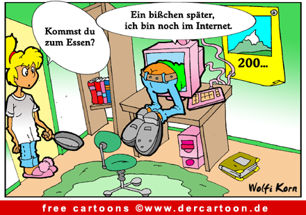 Internet Karikatur kostenlos - Lustige Bilder, Cartoons kostenlos