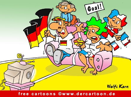 Fussballmeisterschaft Cartoon kostenlos - Lustige Bilder, Cartoons kostenlos