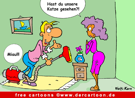 Katze im Staubsauger Cartoon kostenlos - Lustige Bilder, Cartoons kostenlos Katze im Staubsauger Cartoon kostenlos - Lustige Bilder, Cartoons kostenlos