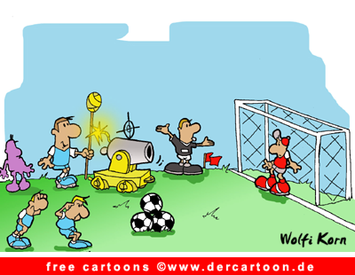 Fußball Bild-Cartoon JPG - Lustige Bilder, Cartoons kostenlos