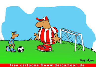 Soccer Cartoon kostenlos - Lustige Bilder, Cartoons kostenlos