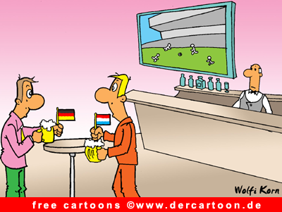 Weltmeisterschaft Cartoon gratis - Lustige Bilder, Cartoons kostenlos