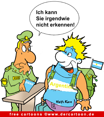 Zoll Cartoon - Fussball Cartoons free - Lustige Bilder, Cartoons kostenlos