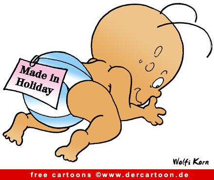 Baby Karikatur kostenlos - Lustige Bilder, Cartoons kostenlos
