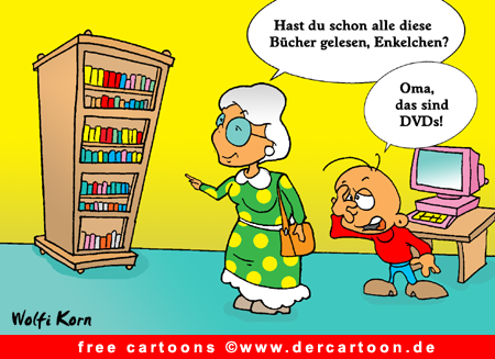 Oma Cartoon kostenlos - Lustige Bilder, Cartoons kostenlos