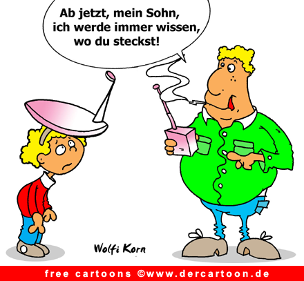 Sohn und Vater Cartoon free - Lustige Bilder, Cartoons kostenlos