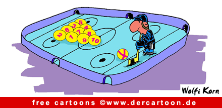 Eishockey Cartoon gratis - Lustige Bilder, Cartoons kostenlos