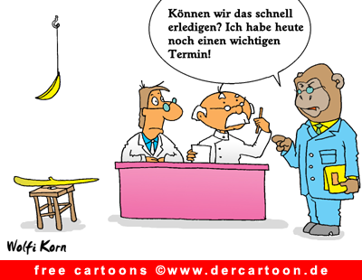 Affe Cartoon gratis - Lustige Bilder, Cartoons kostenlos