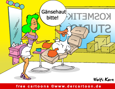 Gans Cartoon kostenlos - Lustige Bilder, Cartoons kostenlos