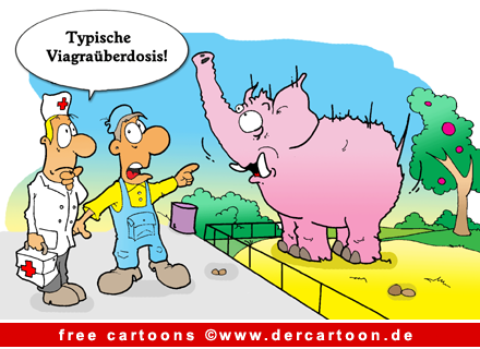 Zoo Cartoon - Viagra Ueberdosis - Lustige Bilder, Cartoons kostenlos