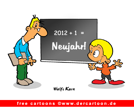 Neujahr Cartoon free - Lustige Bilder, Cartoons kostenlos