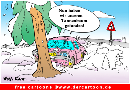 Weihnachtsbaum Cartoon gratis - Lustige Bilder, Cartoons kostenlos