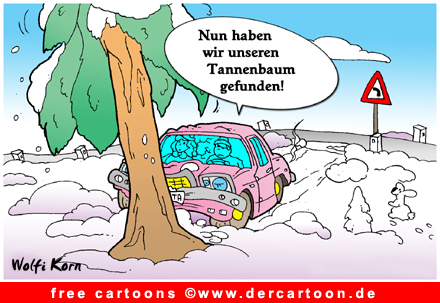 Weihnachtsbaum Cartoon Gratis