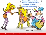 Gratis-Cartoon Kuenstler