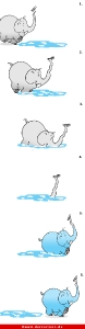 Elefant Comic Strip free