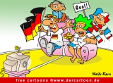 Fussballmeisterschaft Cartoon kostenlos