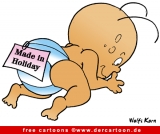 Baby Karikatur kostenlos
