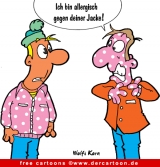 Allergie Cartoon-Bild free