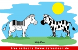 Zebra Cartoon - Zoo Cartoons gratis